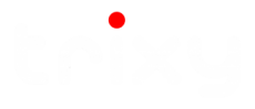 trixy logo full white